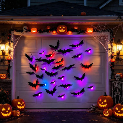 Halloween Bat Lit Wall